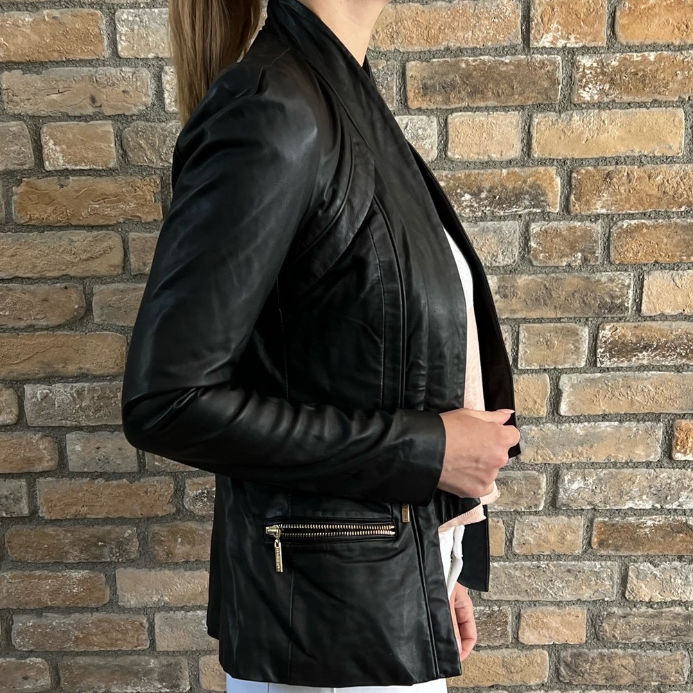 GUESS by Marchiano 100% Lamb Leather Jacket